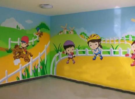 永顺幼儿园墙体彩绘制作流程及注意事项